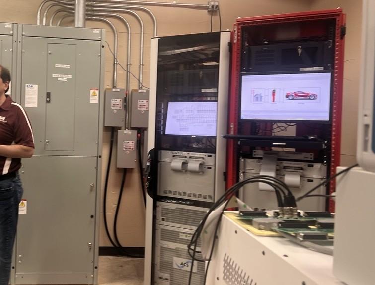 Smart Grid Lab real-time Typhoon HIL setup PHIL